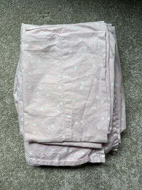 Kate Spade Pink Polka Dot Twin Sheet Set